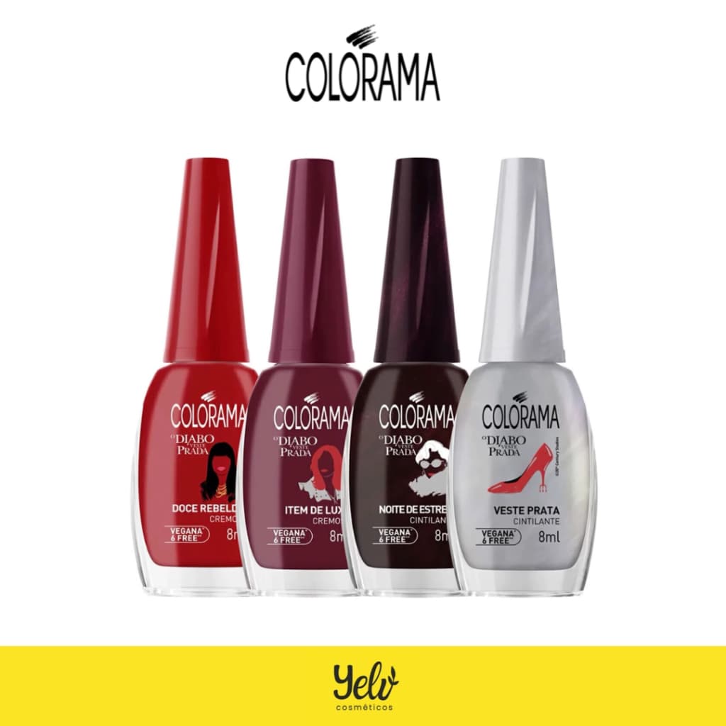 Kit Esmaltes da Coleção Filme DVP Colorama