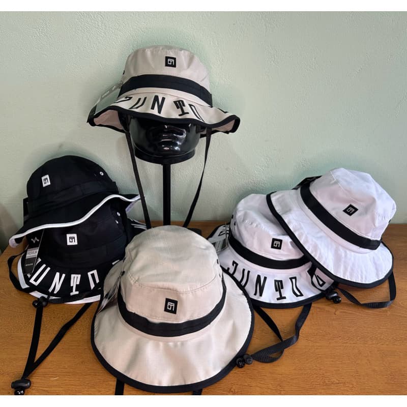 CHAPÉU BUCKET CORDINHA JUNTO E MISTURADO - MODA PRAIA VERÃO Boina chapéu cata ovo