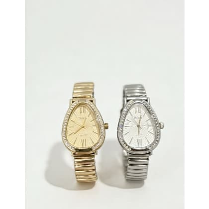 Relógio Feminino Doluck Cobra A Prova D´agua Pulseira Ajustável