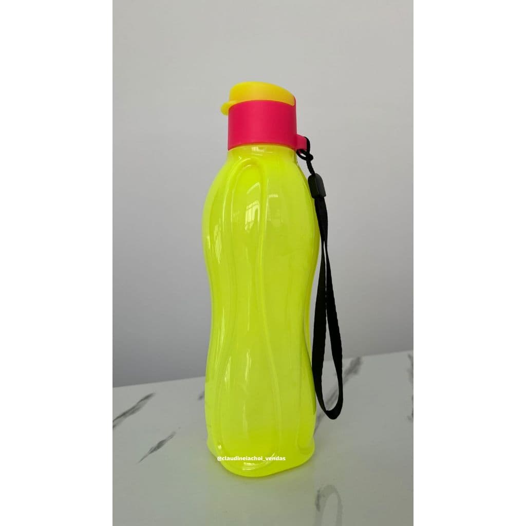 Garrafa Eco Tupper Plus 500ml Amarelo Fluo