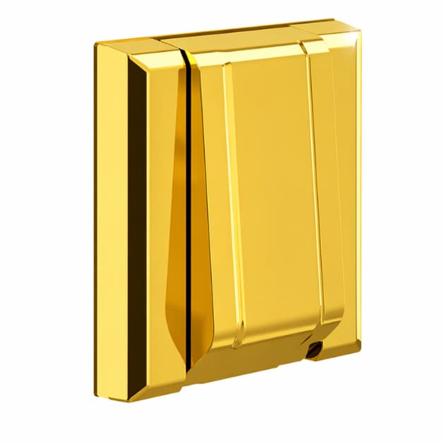 Acabamento Para Válvula Descarga Metal Dourado Brilhante