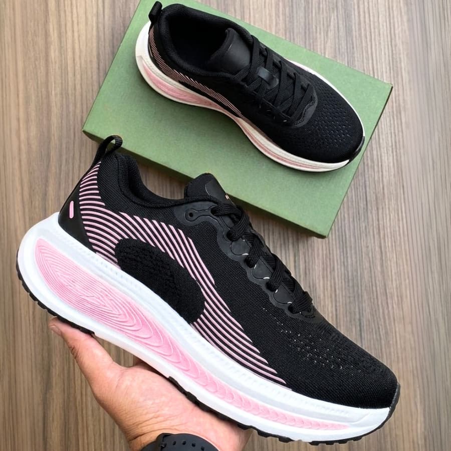 Tênis Feminino Esportivo Academia Caminhada Leve Corrida Maratona Super Confortável