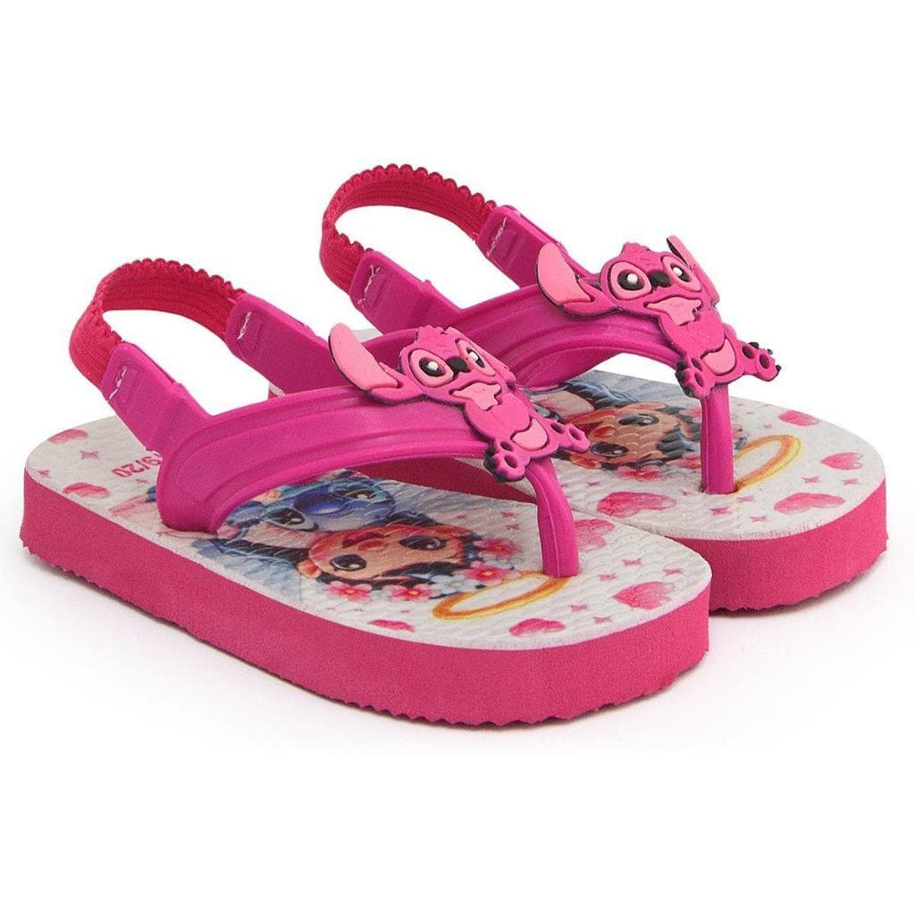 Chinelo Sandália Infantil Feminino Menina Calce Fácil Com Elástico Super Macia Leve Antiderrapante Lançamento