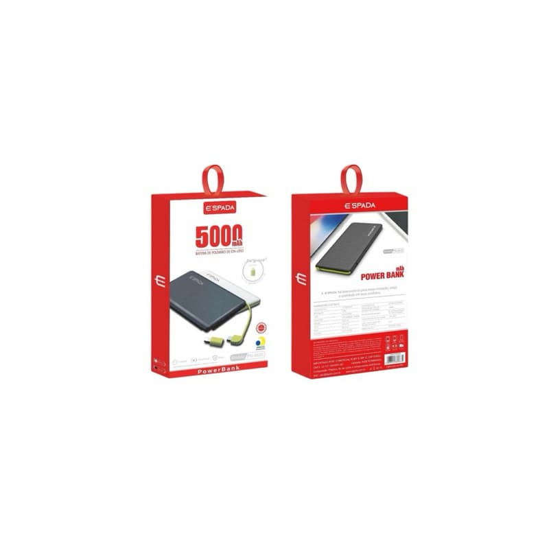 Kit 2x Power Bank Espada 5000mAh