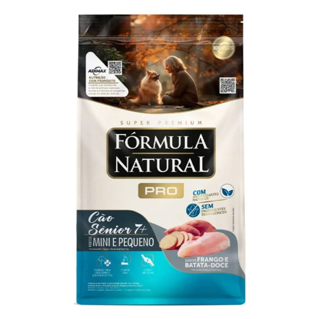 Ração formula natural senio mini e pequeno 10kg