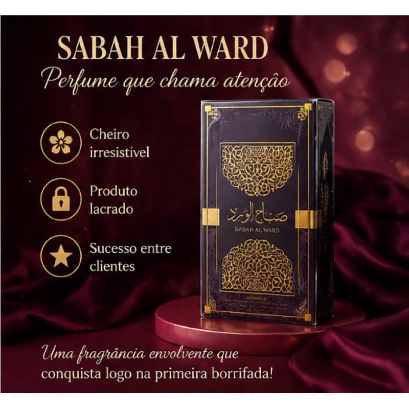 Perfume Sabah Al Ward 100ml Edp Al Wataniah Perfume Arabe Feminino Eau De Parfum (lacrado)