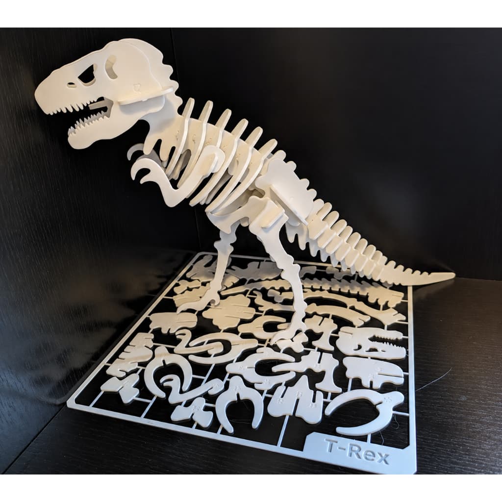 Esqueleto de Dinossauro Para Montar - T-REX - 3D
