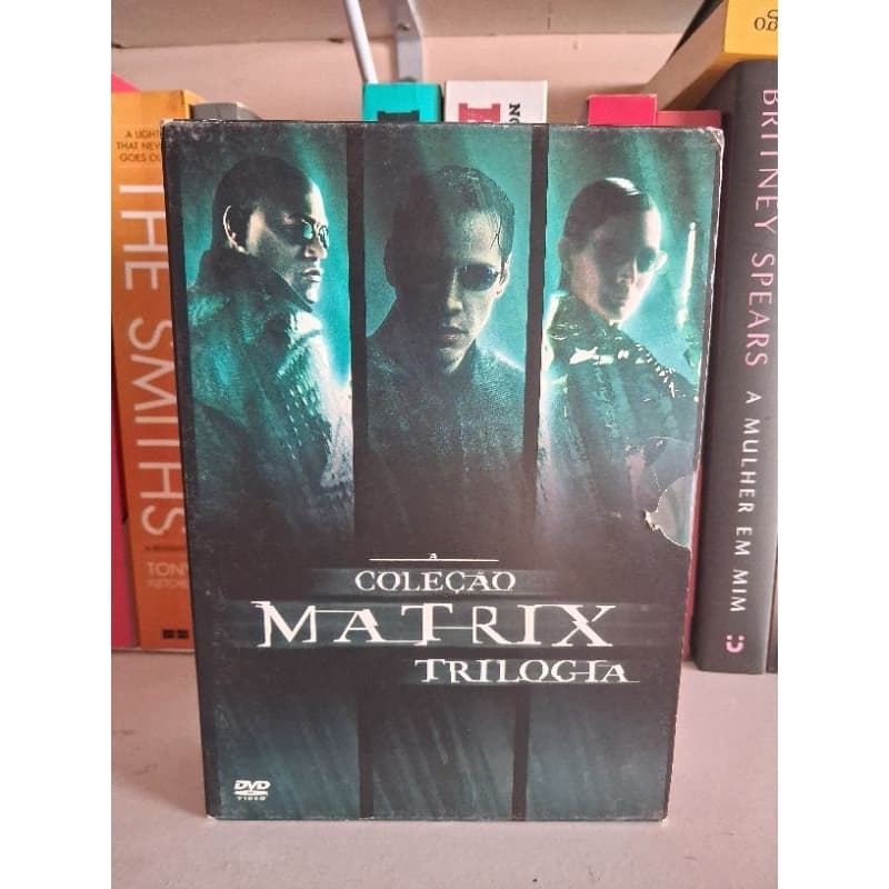 DVD BOX ORIGINAL COLEÇÃO MATRIX TRILOGIA (Matrix, Matrix Reloaded e Matrix Revolutions)