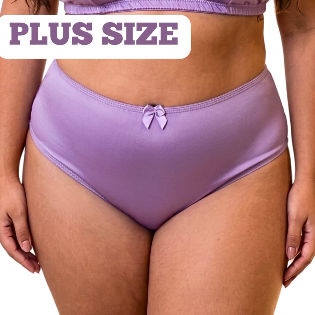 Kit Calcinha Plus Size Feminino Plus Size 48 Cintura Alta Causinha Feminina Calcinha Microfibra