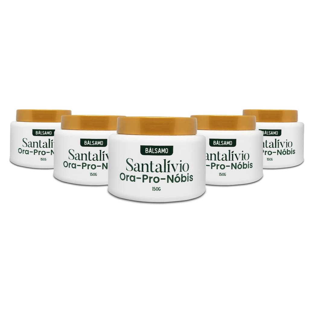 6 Bálsamo Anti Cansaço Santalívio | 150g - Creme Massageador