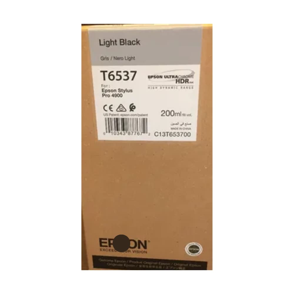 Cartucho Epson T6537 Light Black Pro4900