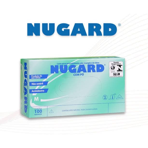 Luva de Procedimento Látex Não Cirúrgico - Nugard - TAM M