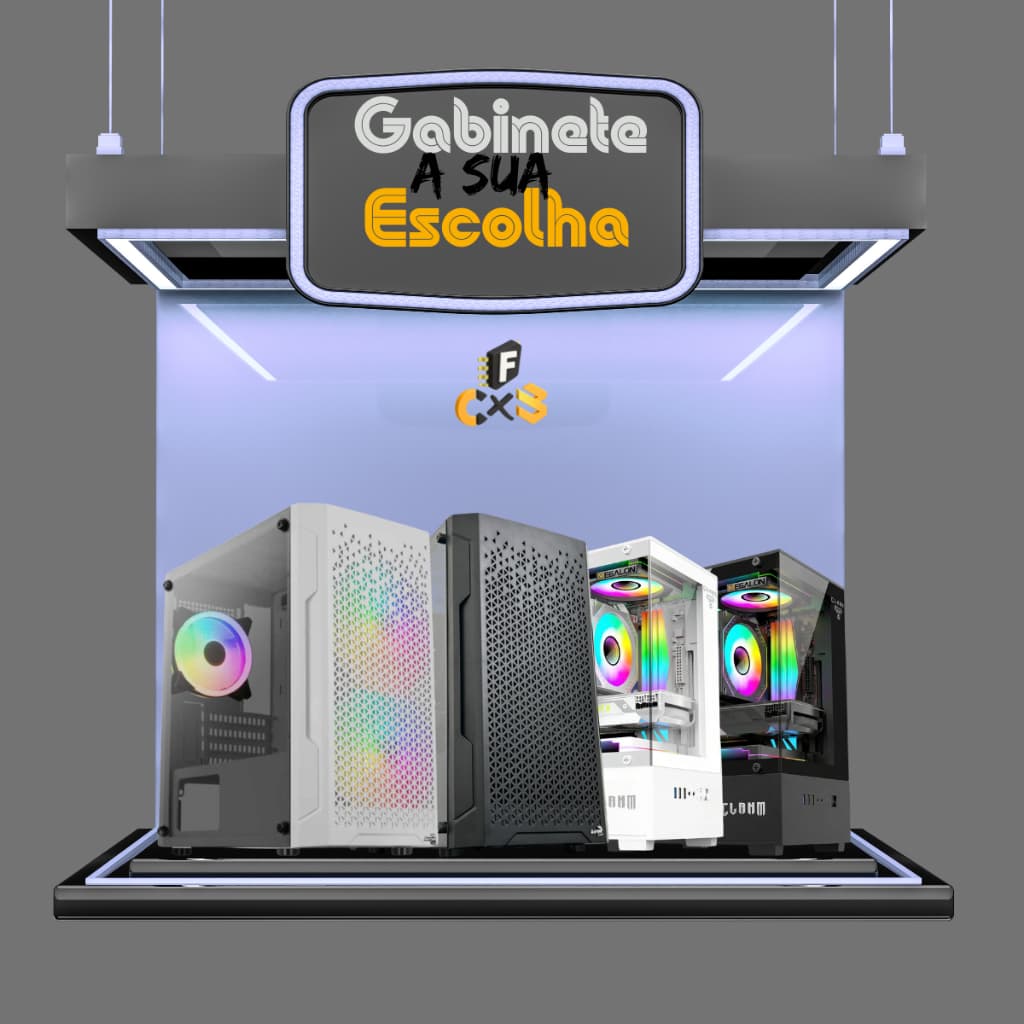 PC Gamer i7-6700 6°th + RAM 16gb Ddr4 + Ssd 480gb + Placa de Vídeo