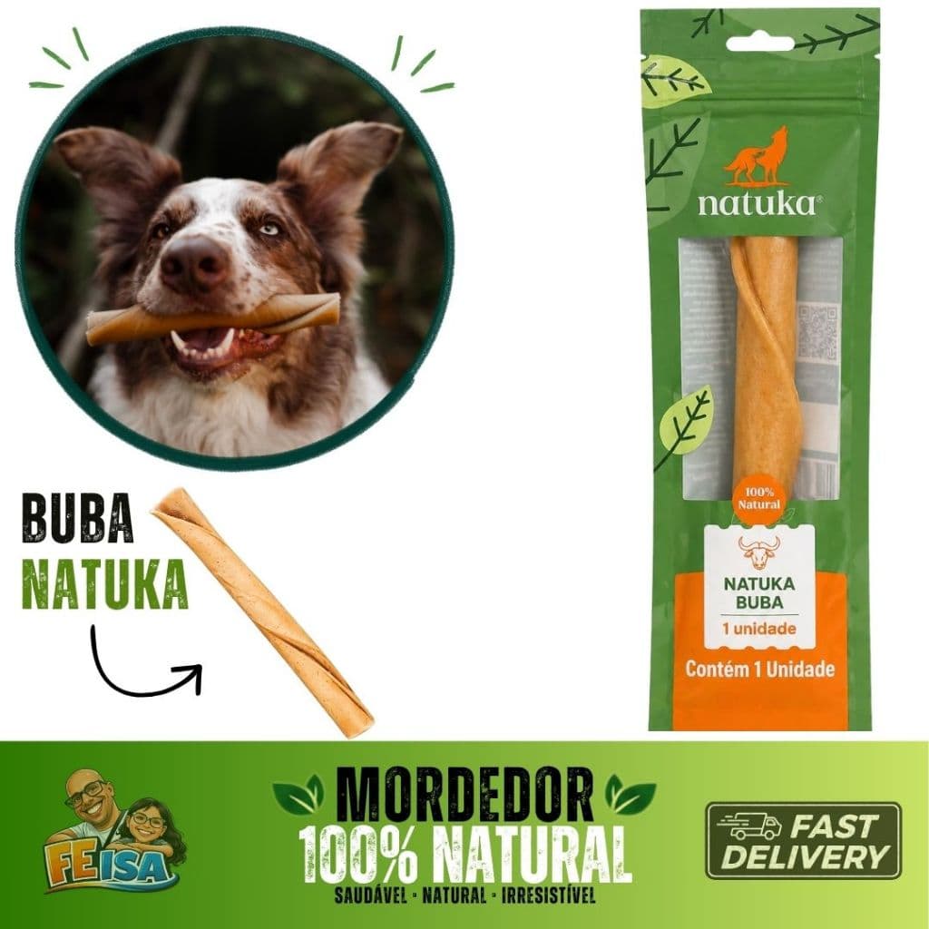 Mordedor 100% Natural Buba Natuka pet Cachorro