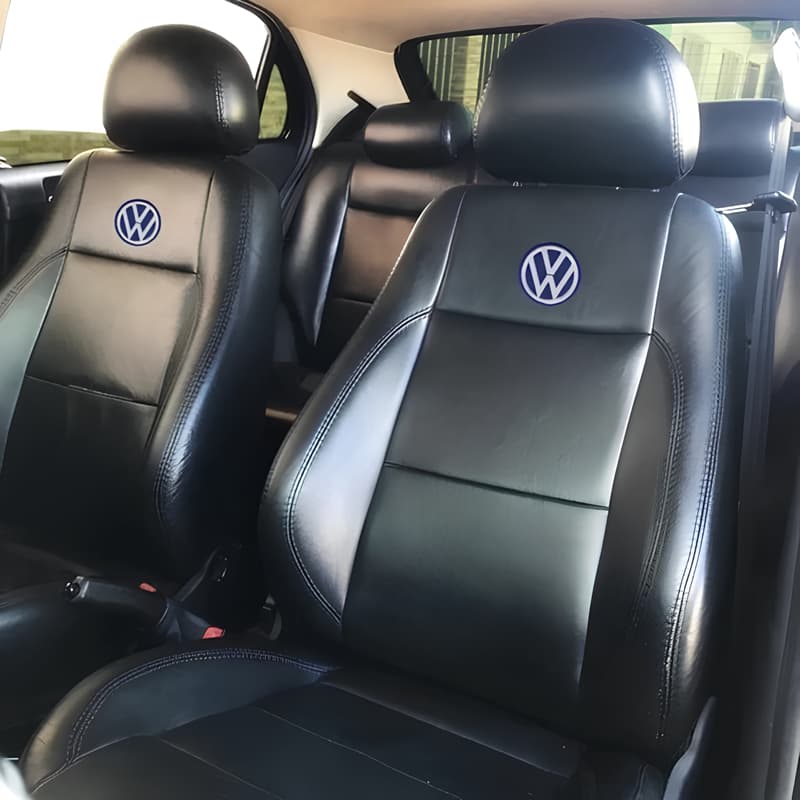 Capa Para Banco Automotivo Carro Couro Volkswagen Impermeável