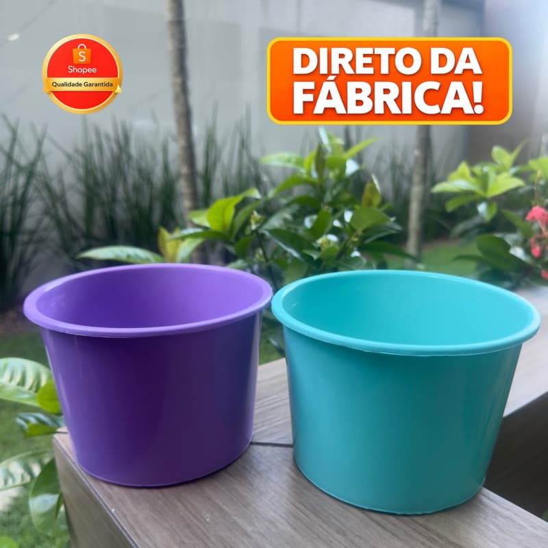 Kit 20 Baldes de Pipoca 1,5L Plástico | Festa Lembrancinha