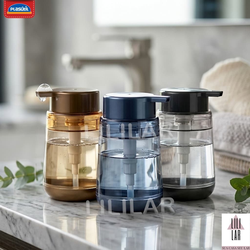 Dispenser Porta Sabonete Líquido Blend Saboneteira 330ml