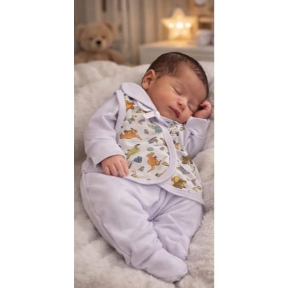 Conjunto de 3 peças RN para bebês menino e menina.