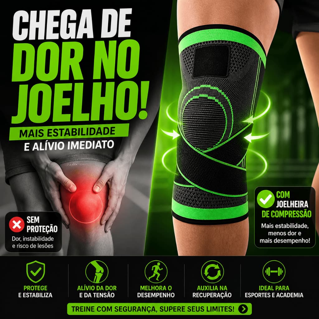 Joelheiras Tornozeleira Cotoveleira 1/2 Compressão Tensor Alívio De Dor No Joelho para Academia
