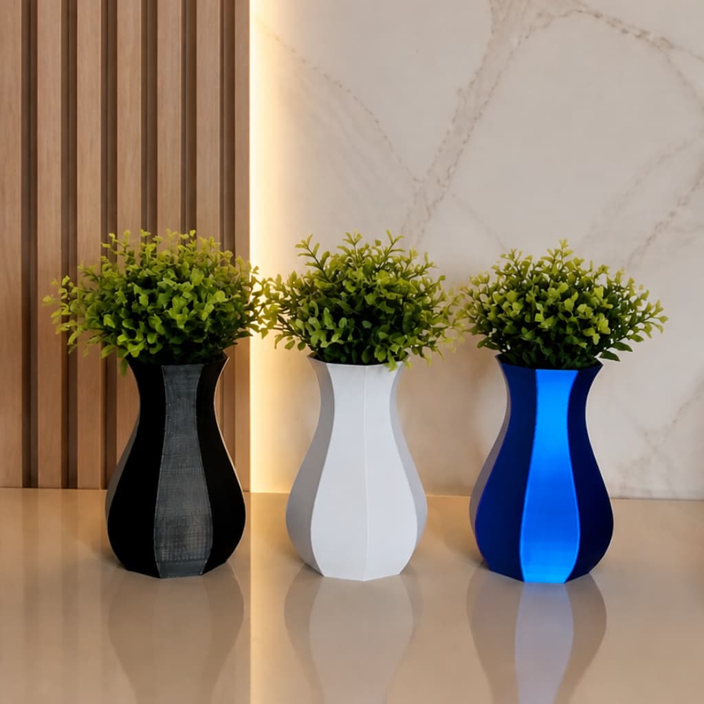 Kit  Vasos Decorativos com 2 peças  – Moderno e elegante várias cores!