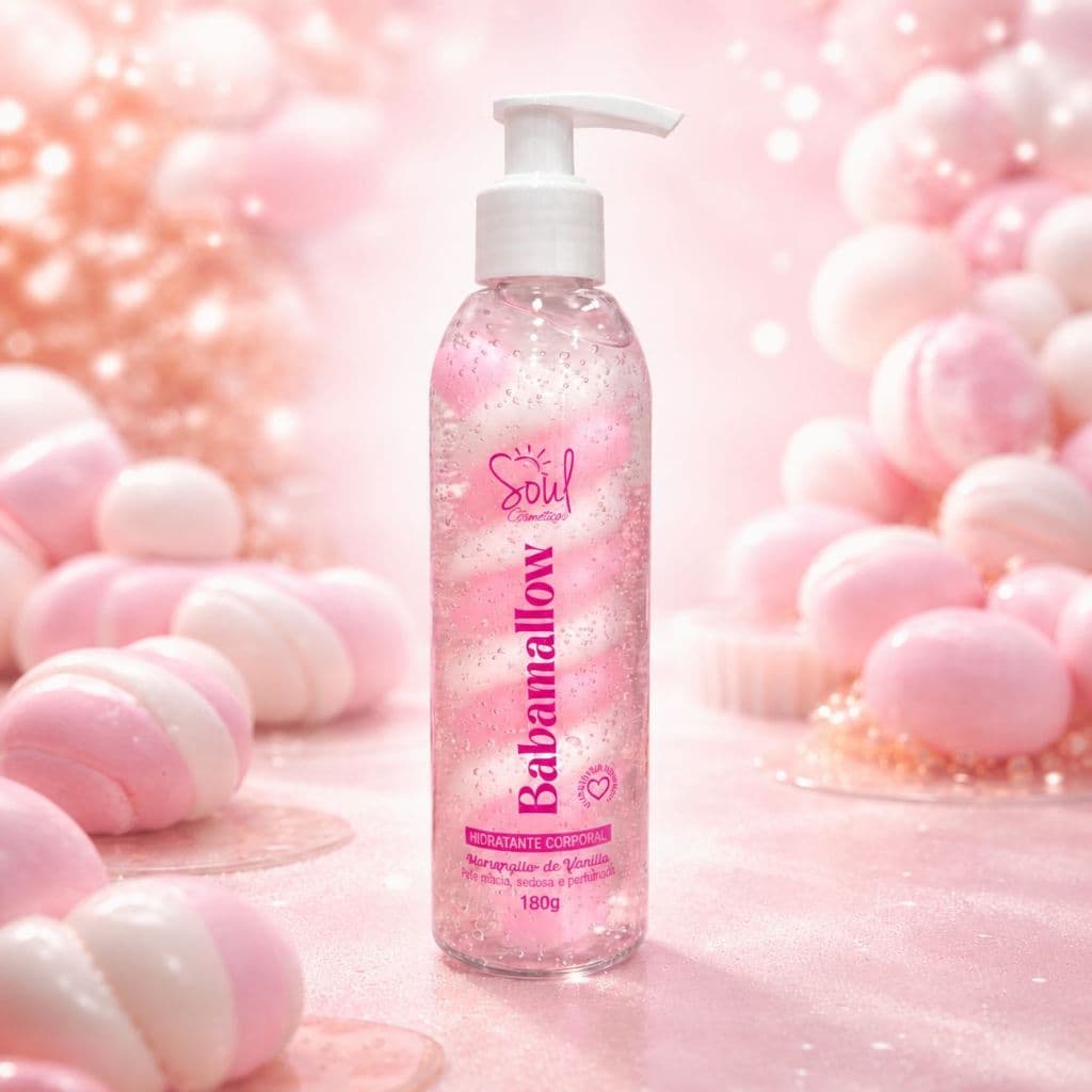 Hidratante Corporal Soul Babamallow Marshmallow e Vanilla 180g – Pele Macia e Perfumada