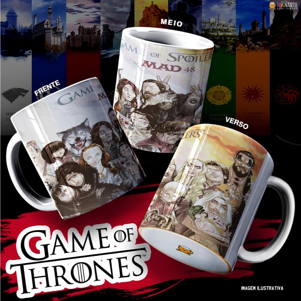 Caneca Personalizada Game of Thrones