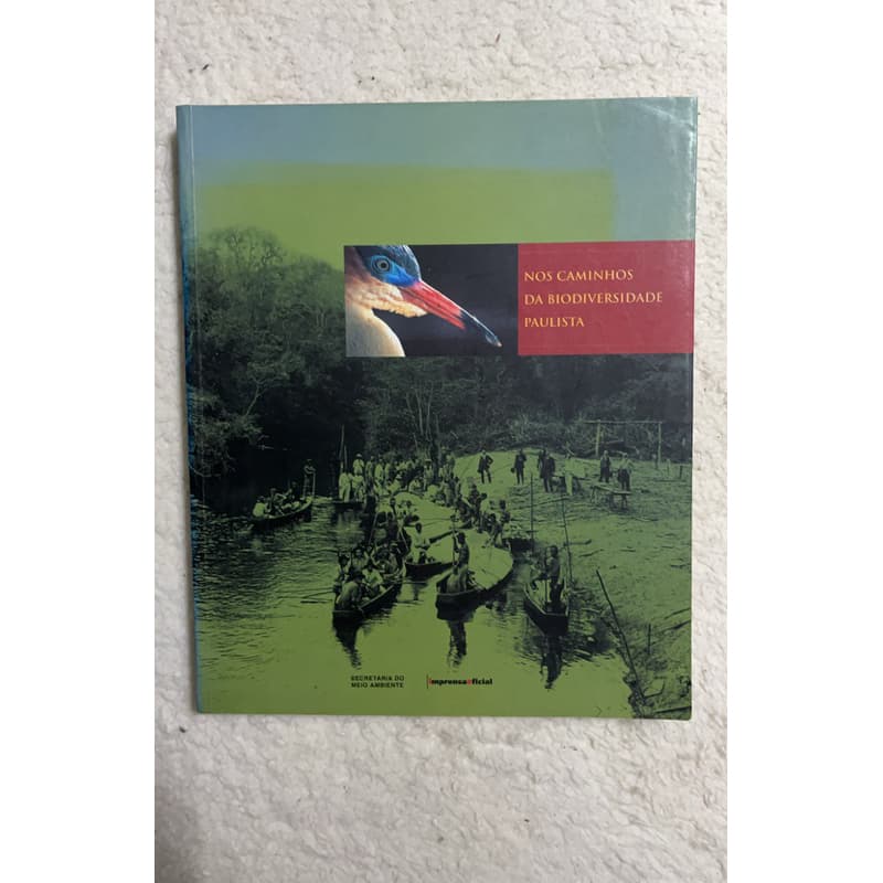 🌳 Nos Caminhos da Biodiversidade Paulista - Marcelo Leite - Seminovo ✨