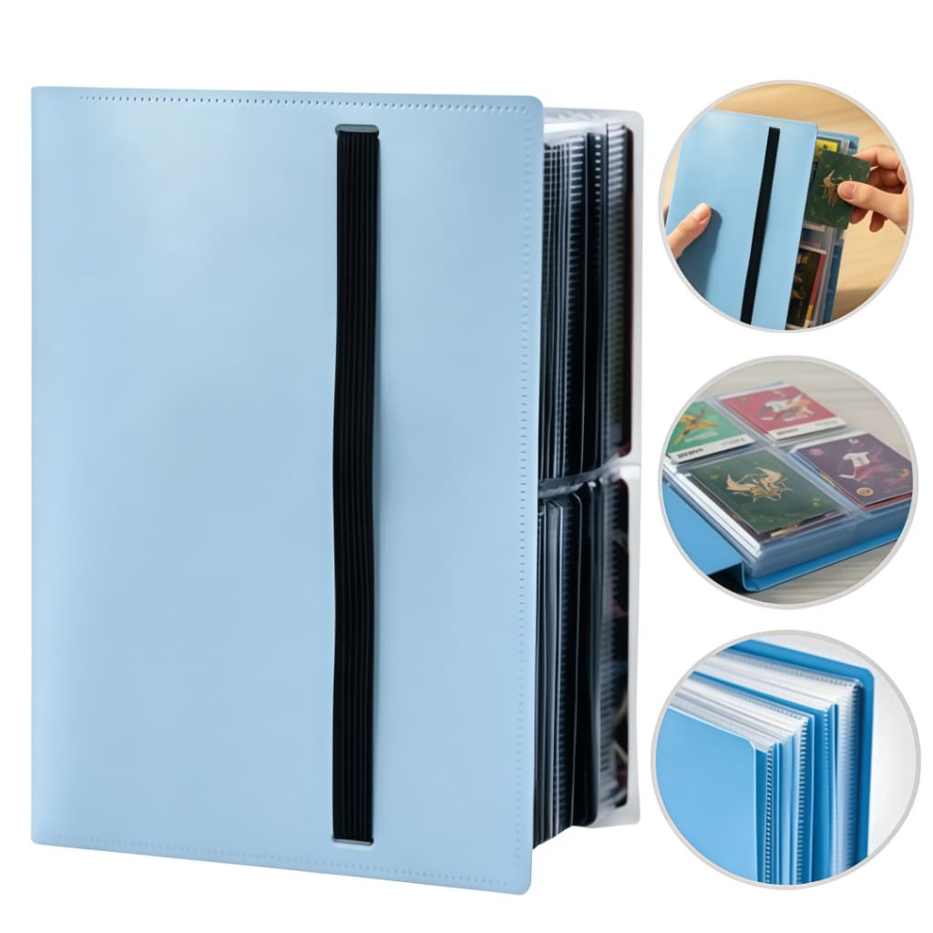 Álbum de Armazenamento de Cartas 240Cartas Com Elástico PastaPorta Cartas Presente Dia dos Namorados