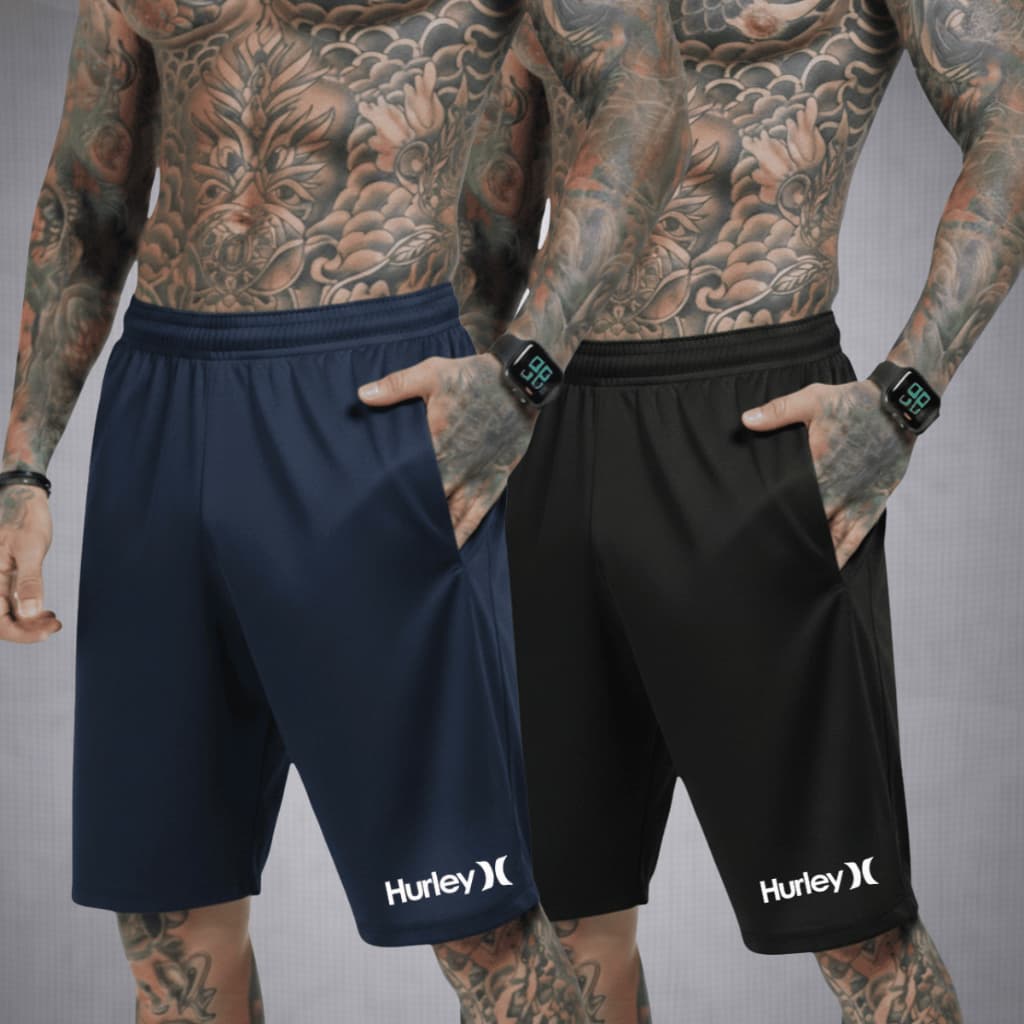 Kit 2 Bermudas Short Masculino Dry Fit Shorts Esportivos Casuais Para Treino e Lazer