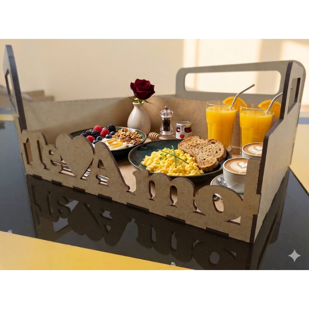 Bandeja "Te Amo" – Onde cada detalhe transborda carinho ❤️