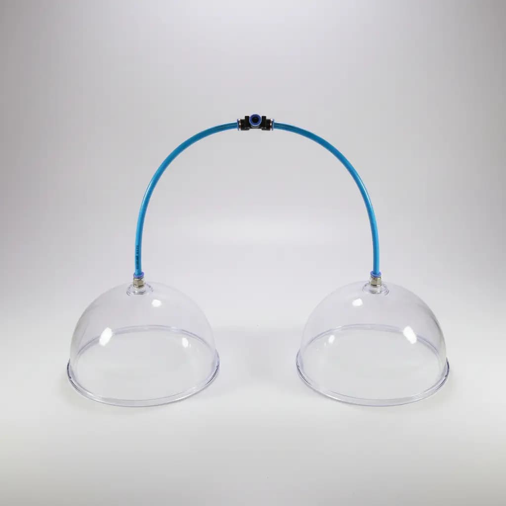Ventosas Pump Para Glúteos Em Acrilíco 16cm - Completa Com Mangueiras