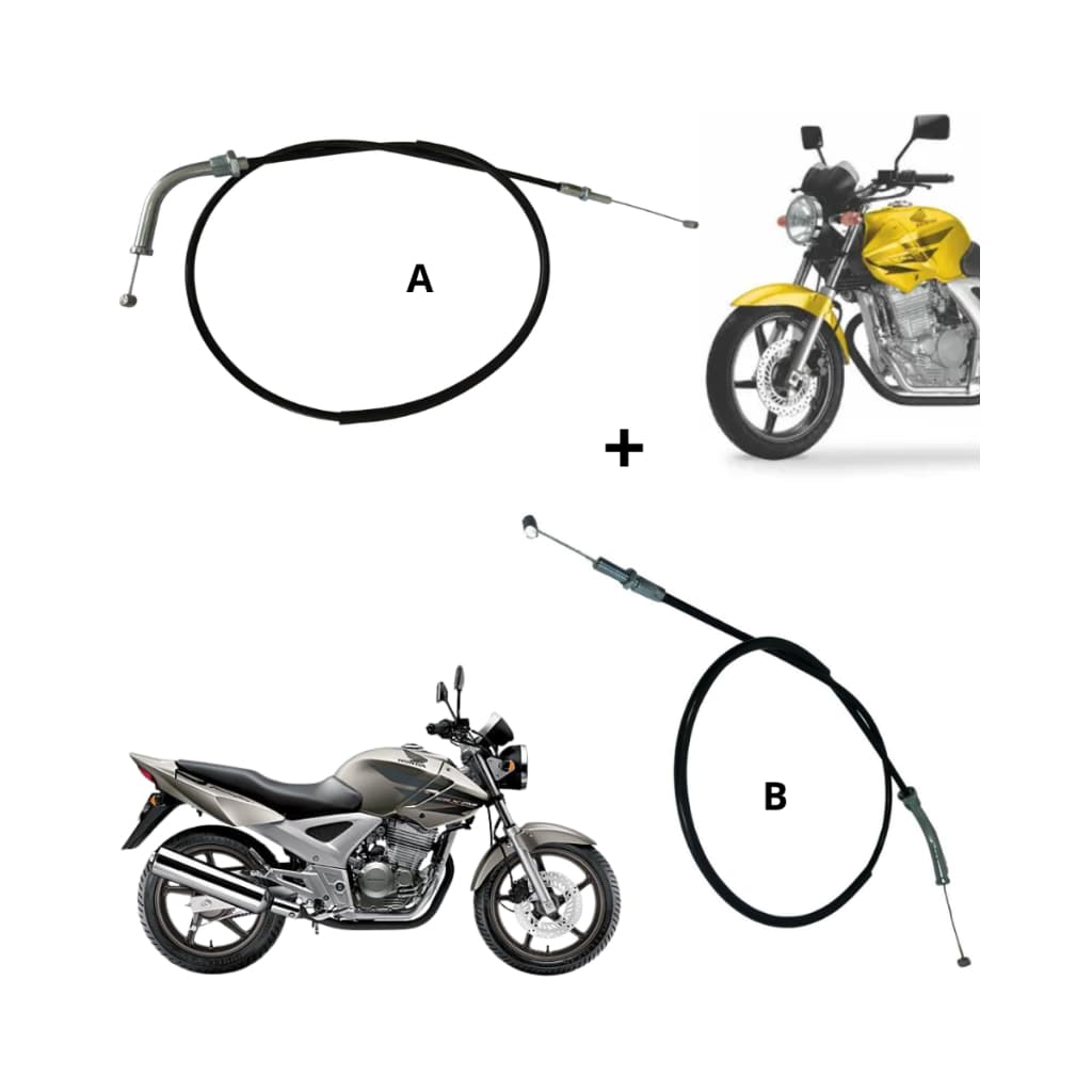 Cabo A+B Acelerador Cbx250 Twister Até 2008