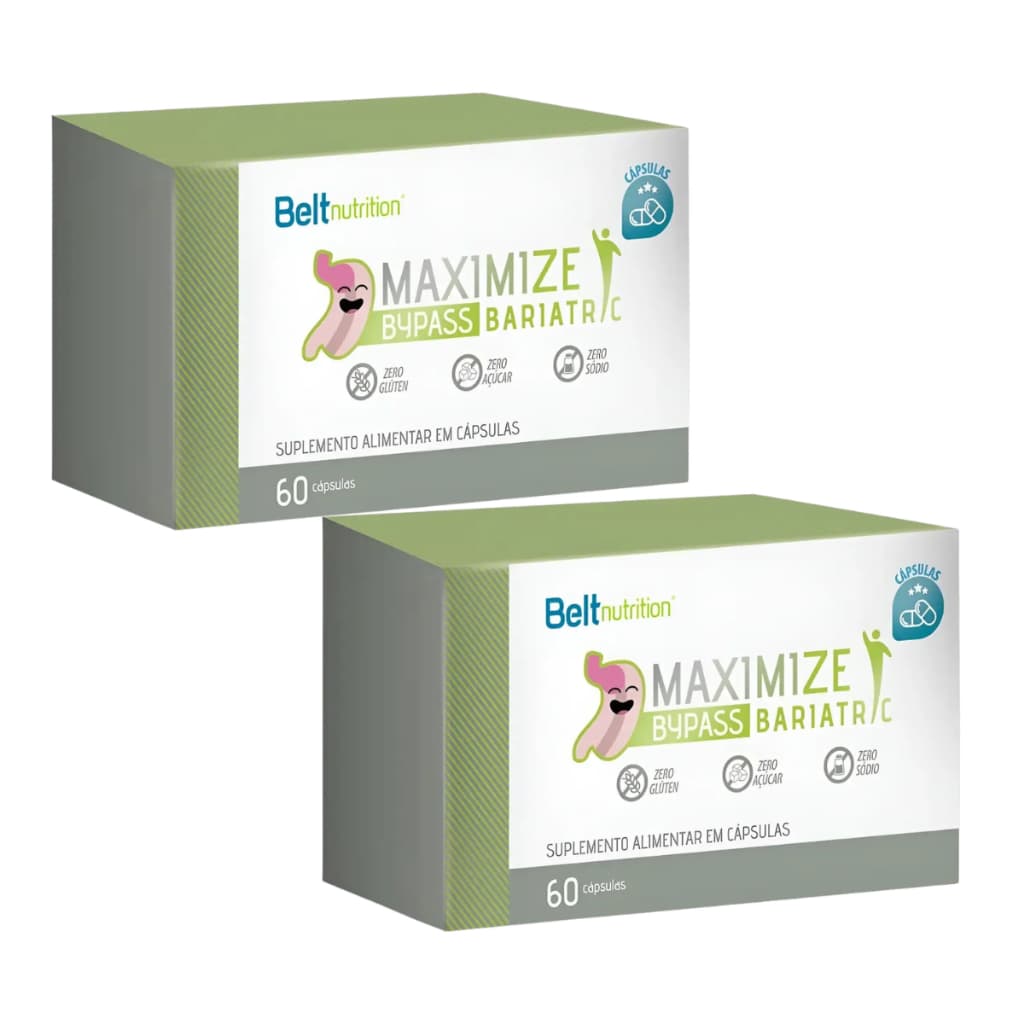 Kit 2 Belt Maximize Bariatric Bypass Suplemento Imunidade 60 Cáps Belt Nutrition