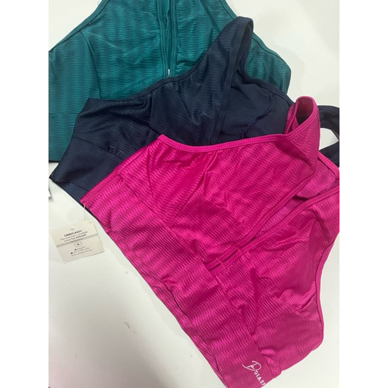 Kit 3 Tops Academia Fitness Diasp Toper Alcinha Nadador