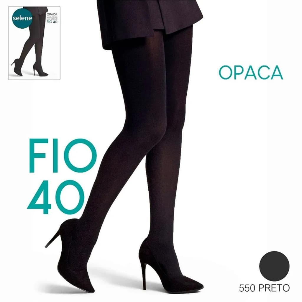 Meia Calça Fio 40 Selene Cobertura Media Ideal Para O Inverno Produto Original