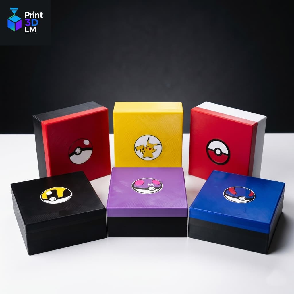 Deck Box - Pokémon TCG V2 c/ 6 Divisórias - Capacidade para 1650 Cartas