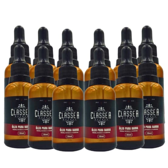 12x Beard Oil 30ml Class A Has Moisturizers and Strengthens Hair Class A Beard Oil
