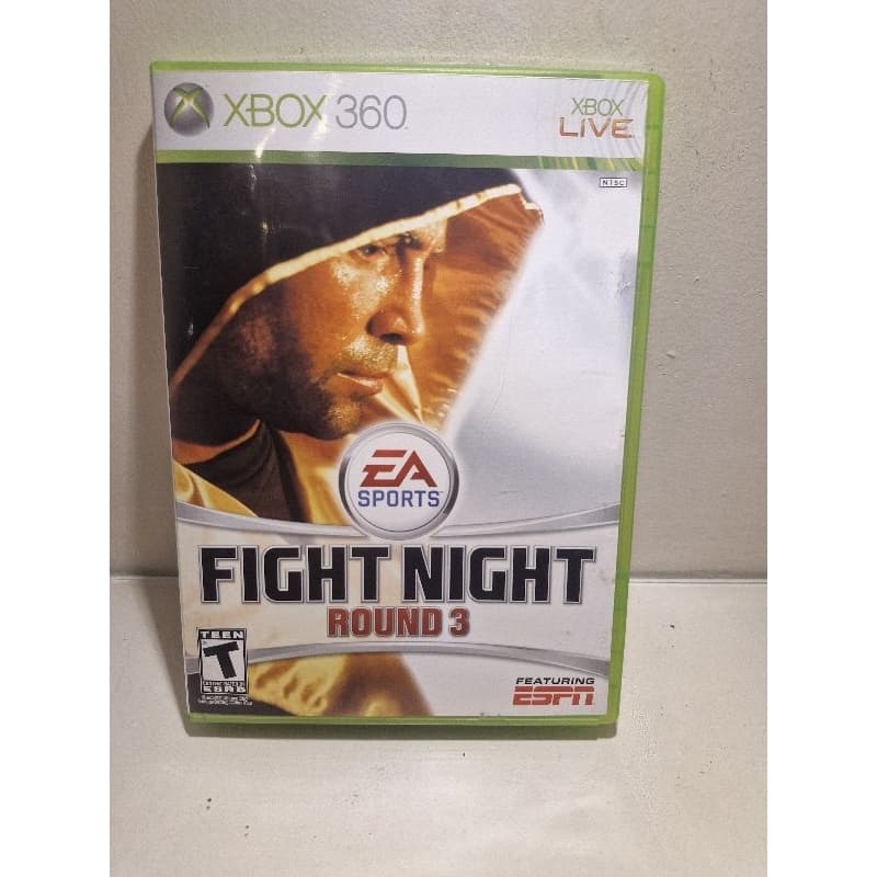 Fight night round 3 xbox 360 original em mídia física