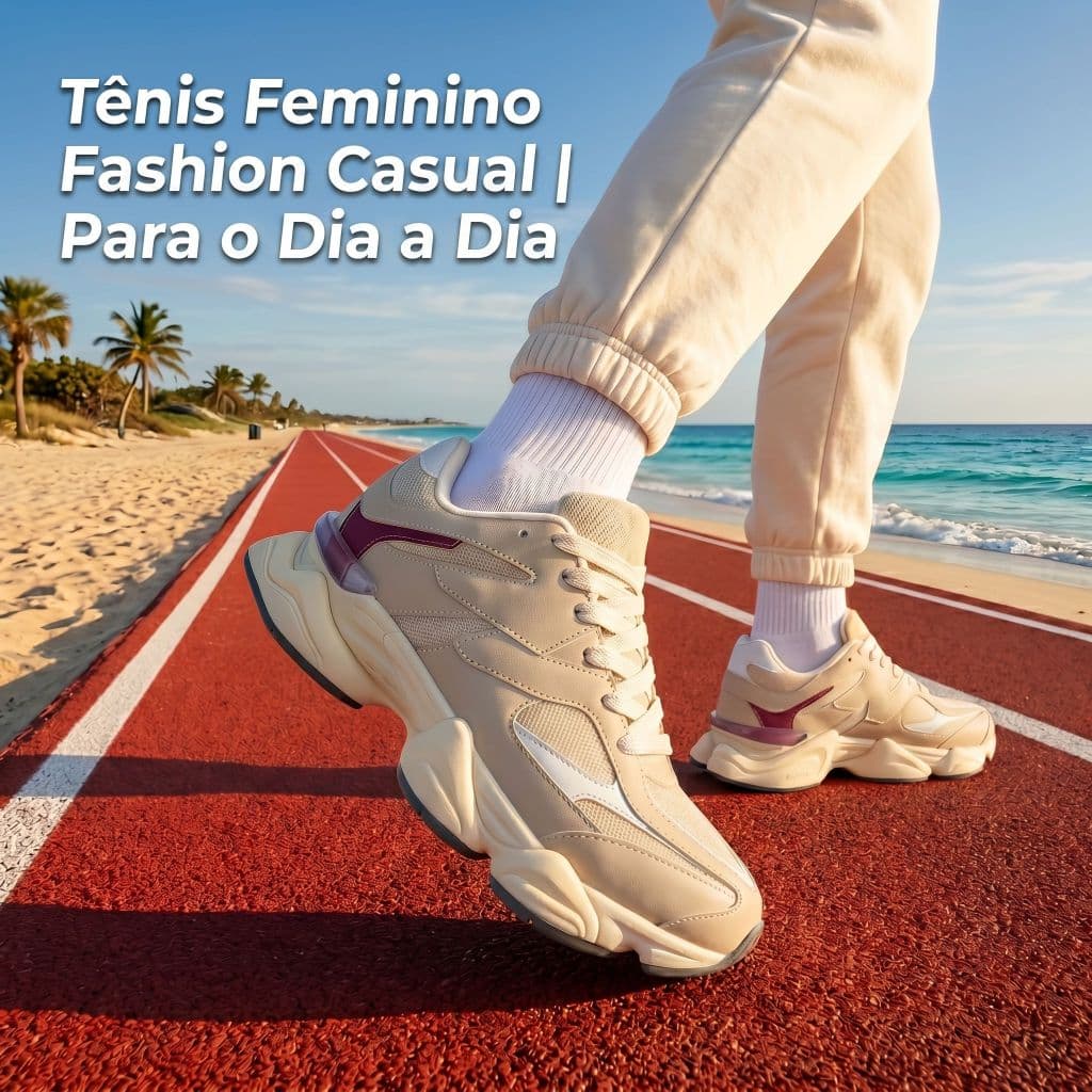 Tenis Casual Feminino Fashion | Para o Dia a Dia, Modelo de Alta Qualidade e Conforto | ENVIO RAPIDO