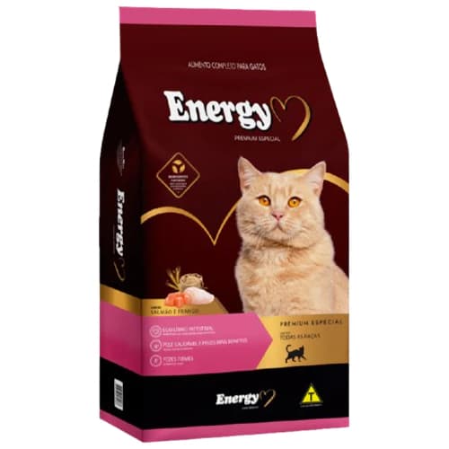 Ração Energy Premium Special Cat 1kg | 30% De Proteína | Pelagem Brilhante