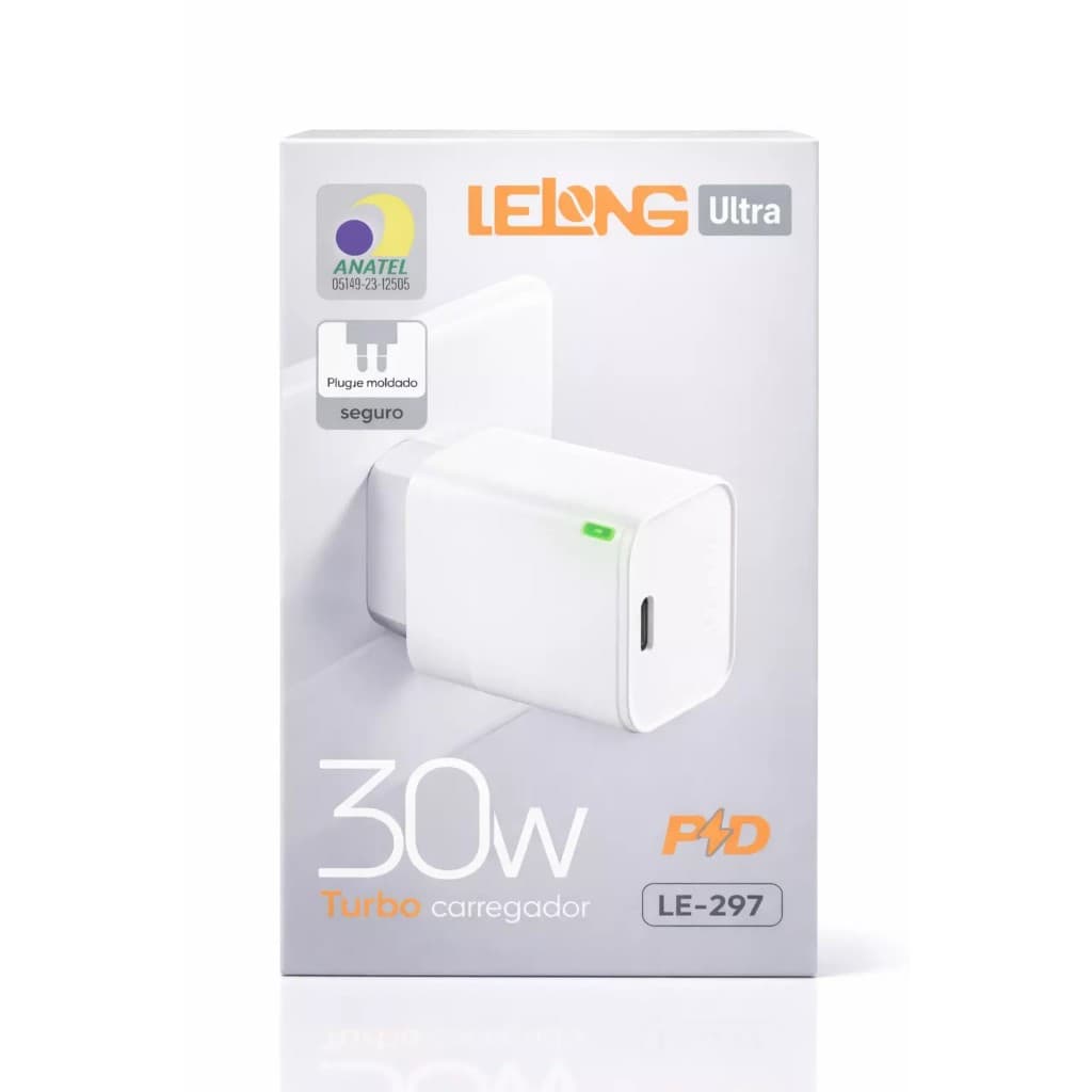 Carregador turbo 30w ultra rápido para iphone 15 16 17, xiaomi e samsung s24 s25 Usb tipo c