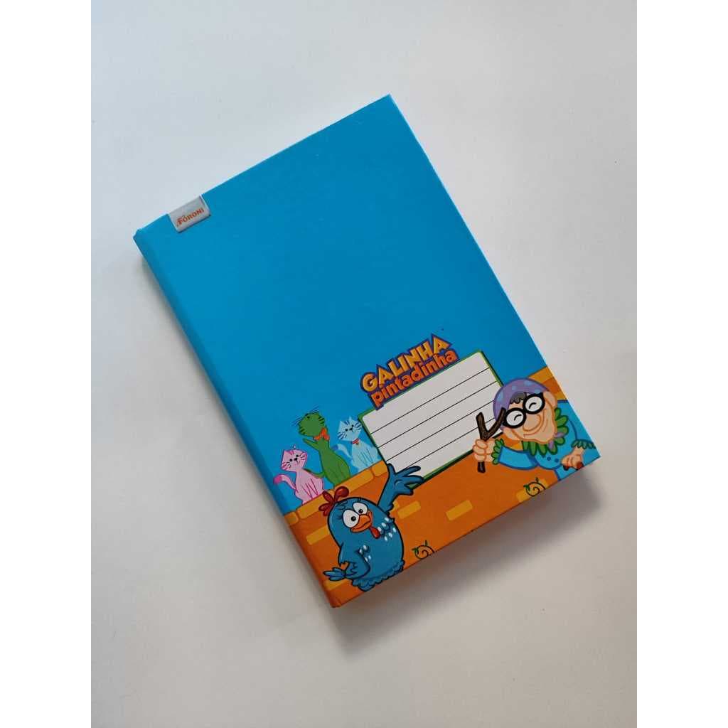Caderno Pequeno Brochura Galinha Pintadinha