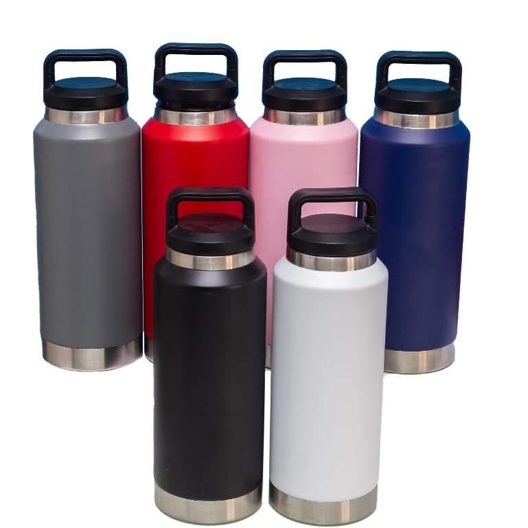 Garrafa Térmica I Aço inox  1.200ml l Garrafa com alça