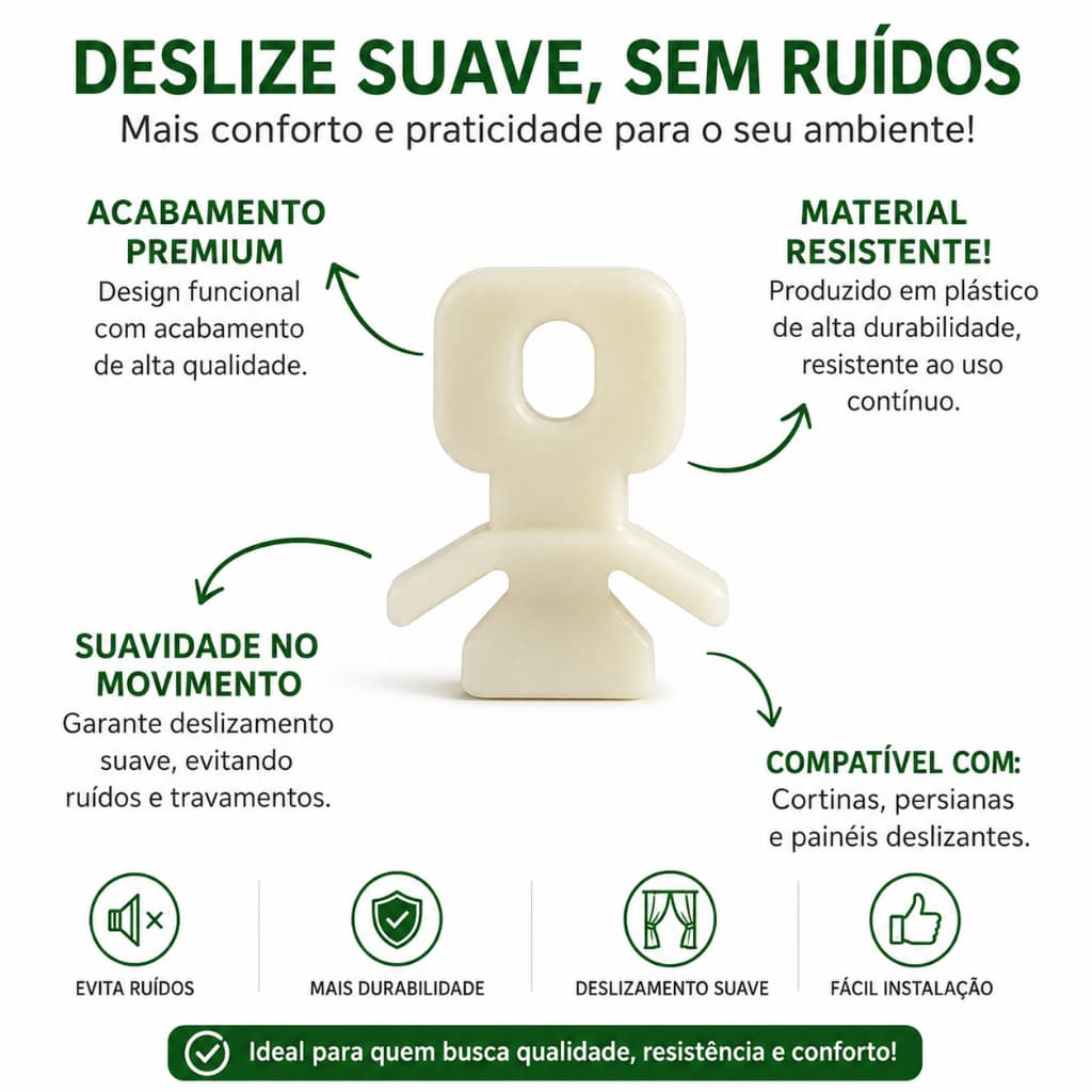 Terminal Para Trilho Suíço Max Cortina Acabamento Ponta Finalizador Decoração Envio Imediato