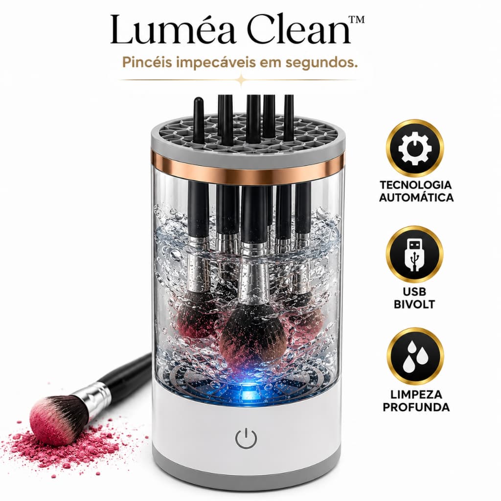 Limpeza rápida de pincéis elétrico automático bivolt