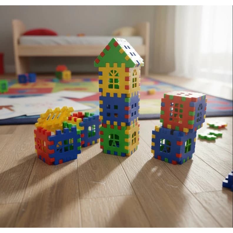 Blocos de Construção,Casinha, Criativa Infantil 32 Peças