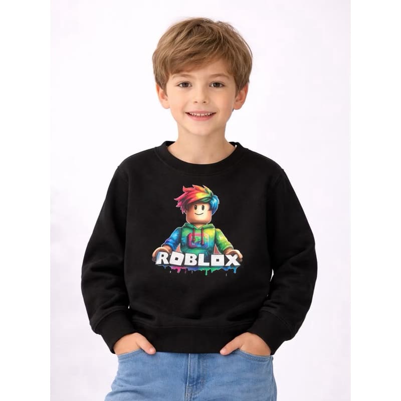 Moletom Infantil Roblox Gamer Flanelado Inverno Casaco Menino Menina Roupa Infantil Quentinho