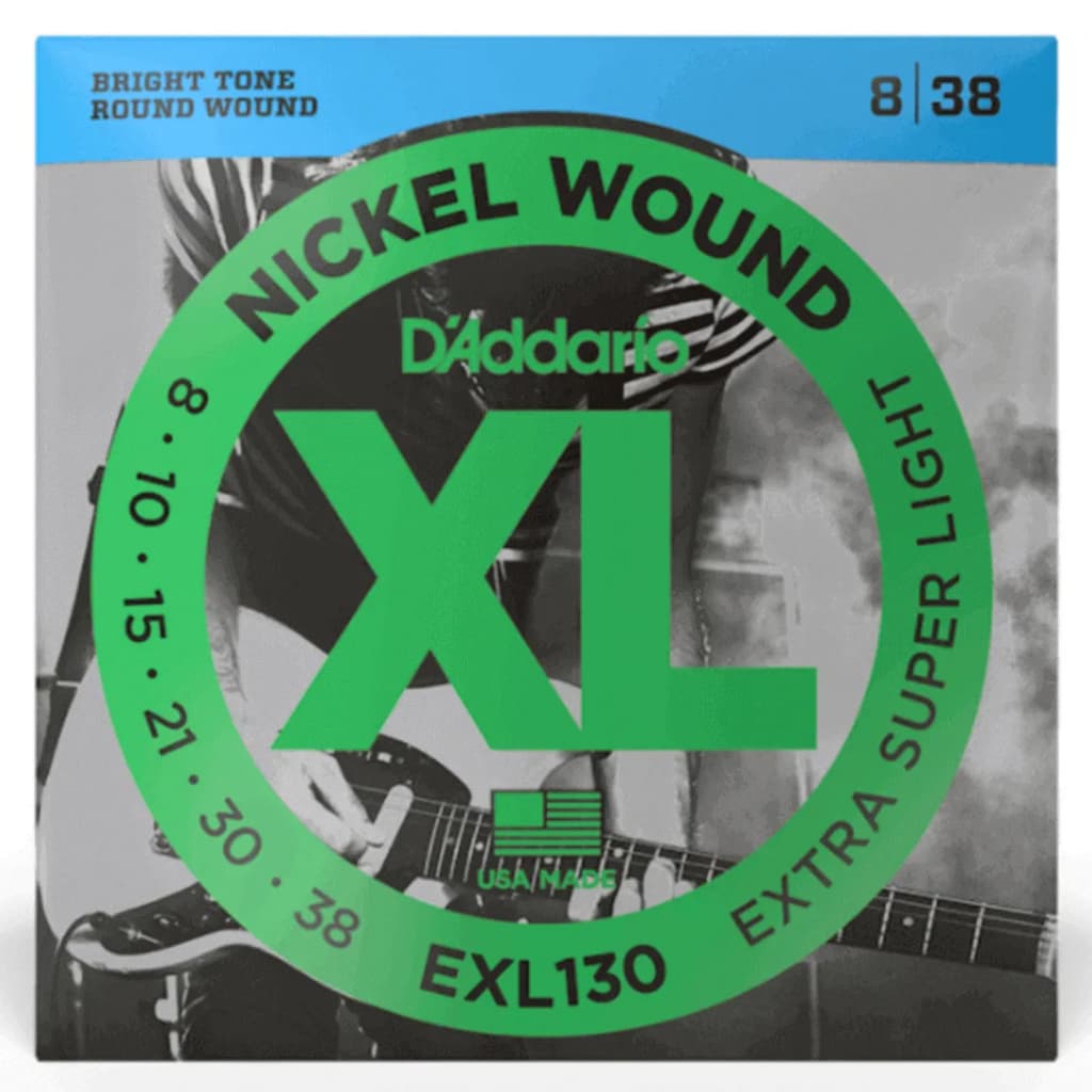 Encordoamento para Guitarra .008 D'addario Xl Nickel Wound Exl130