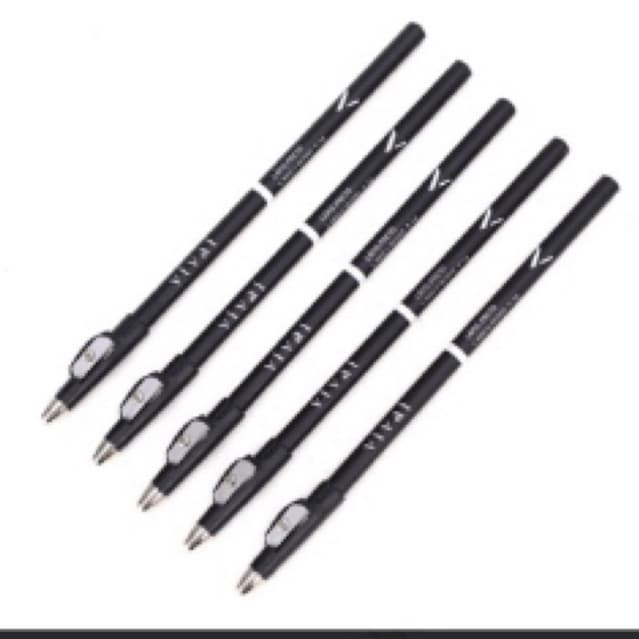 Kit 2 Lápis de olho preto + marrom com apontador .
