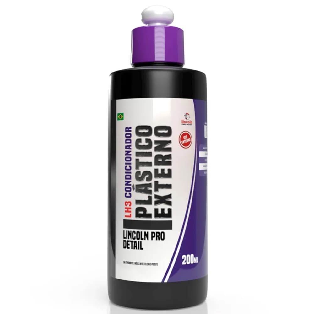 Plastico Externo Lincoln LH3 Restaurador de Plasticos e Borrachas